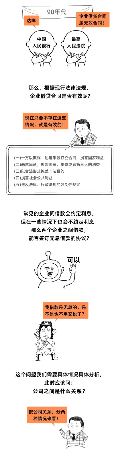 企業(yè)之間借款，可以簽訂無息借款的協(xié)議嗎？這是我見過最好的回答！